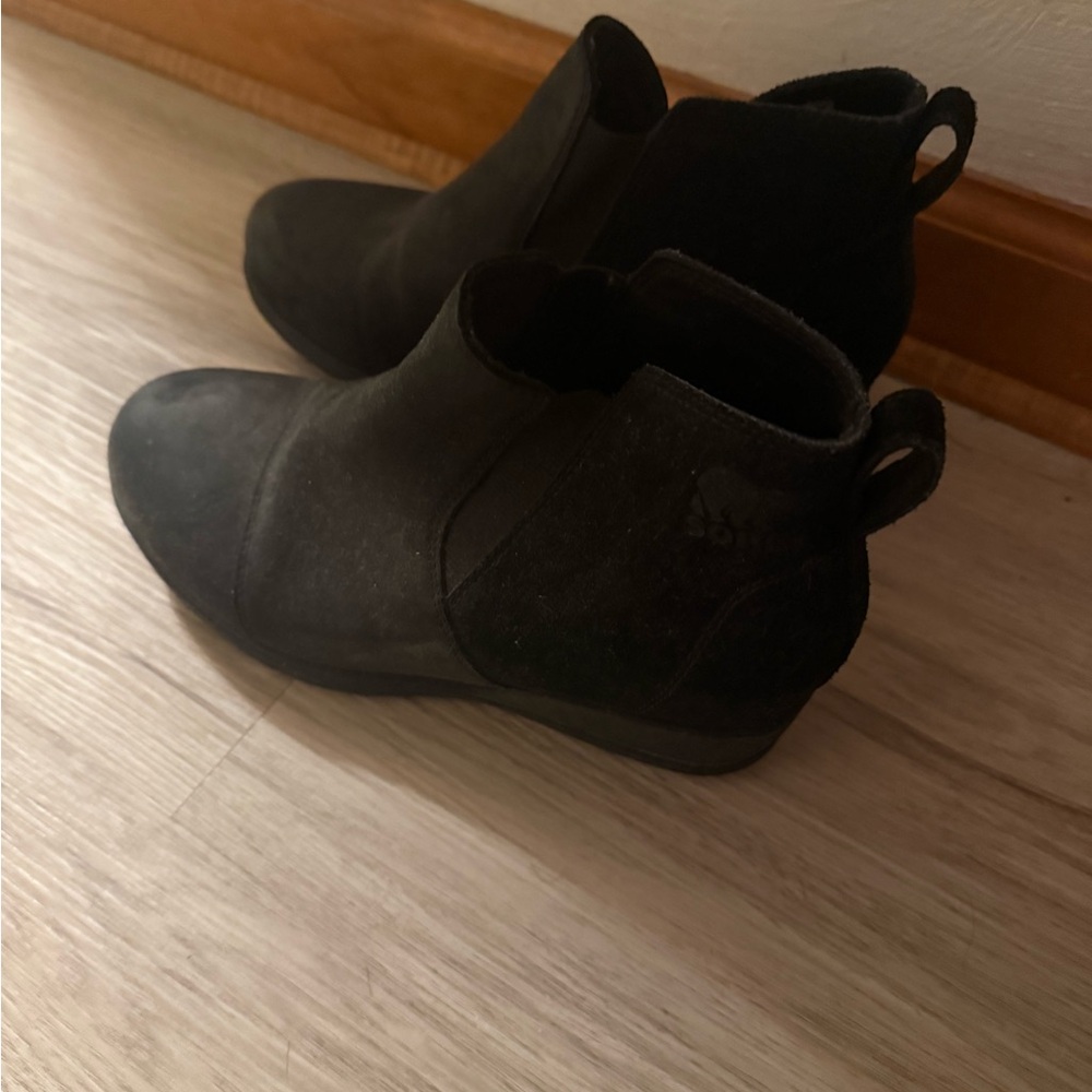 Sorel Black Ankle Booties